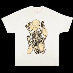 KAWS New Fiction Skeleton Tee- New in bag- XL